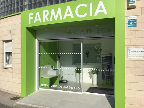 Farmacia Penas Puente fachada de la farmacia